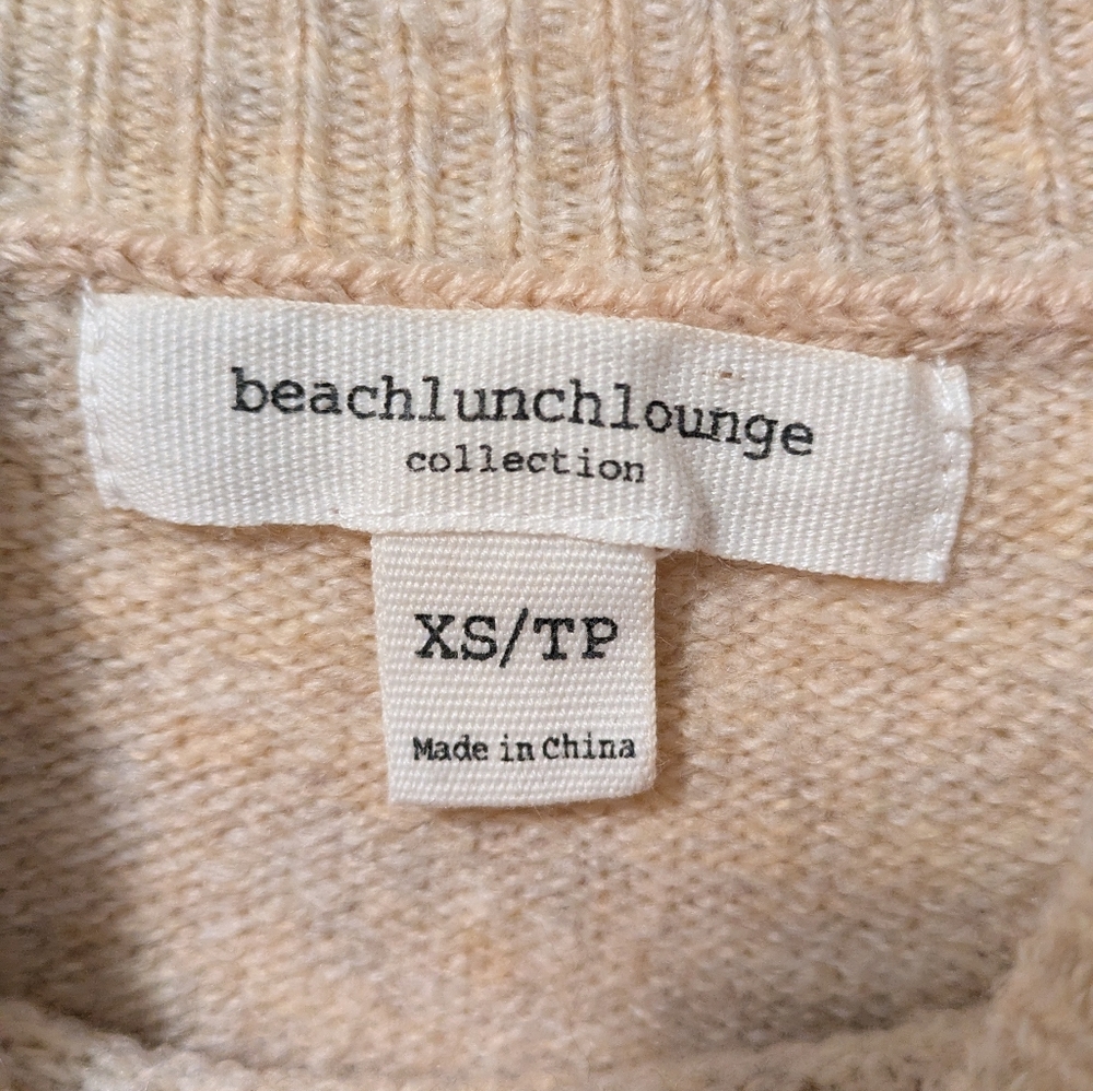 BeachLunchLounge Portia Striped Mock Neck Sweater - Picture 4 of 5
